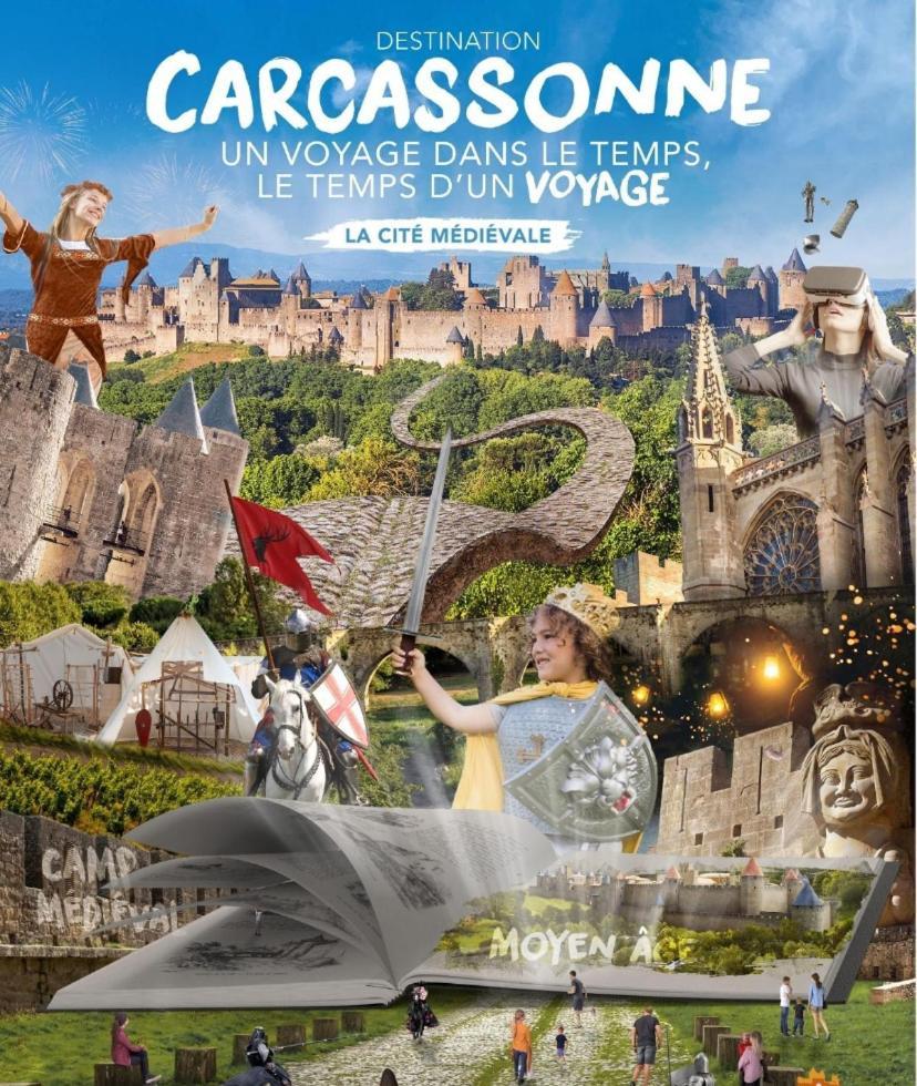 La Maison Du Roi Arthur Carcassonne Bagian luar foto